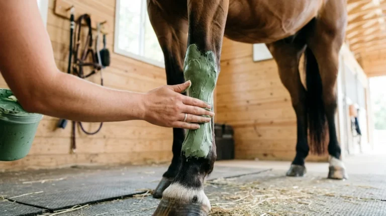 Soins naturels aux argiles pour chevaux