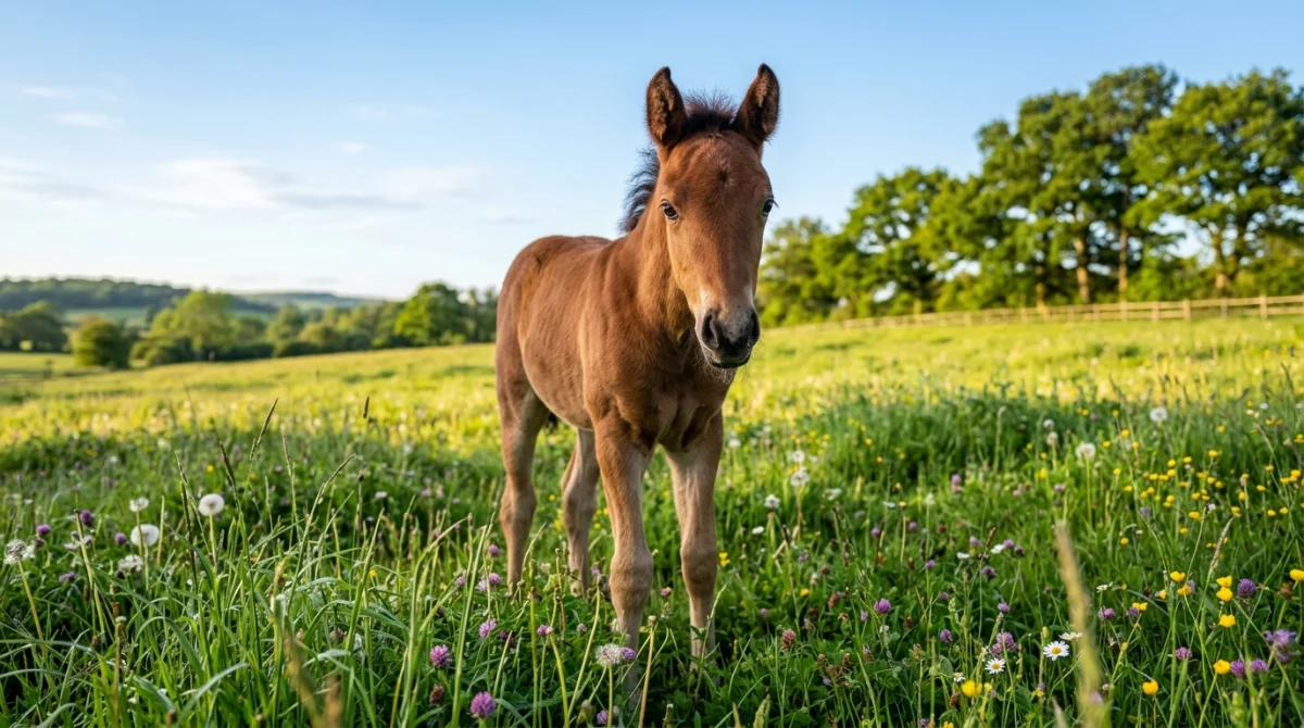 comment s'appelle le bébé du cheval