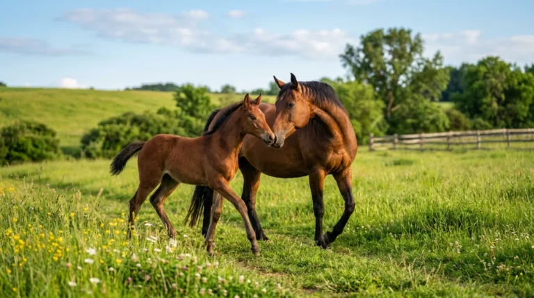 comment s'appelle le bébé du cheval