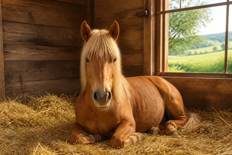combien de temps dort un cheval