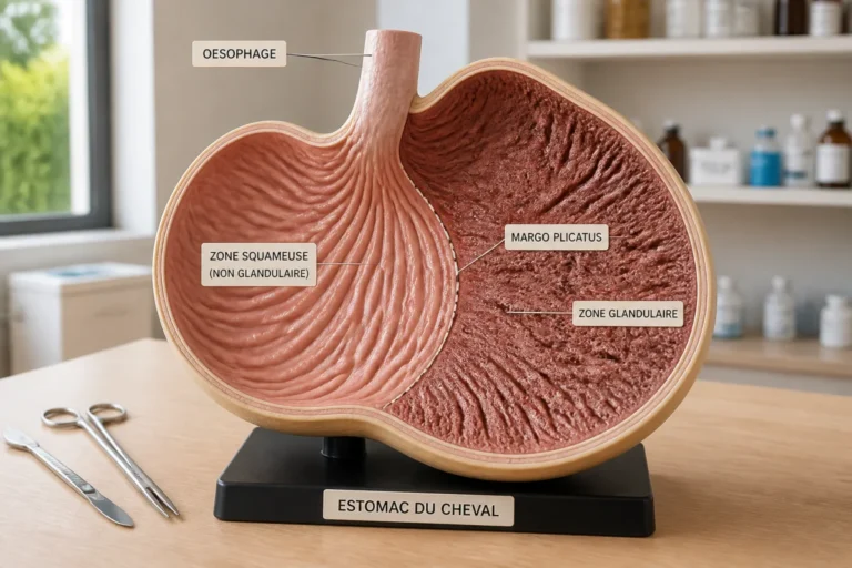 combien d'estomac à un cheval