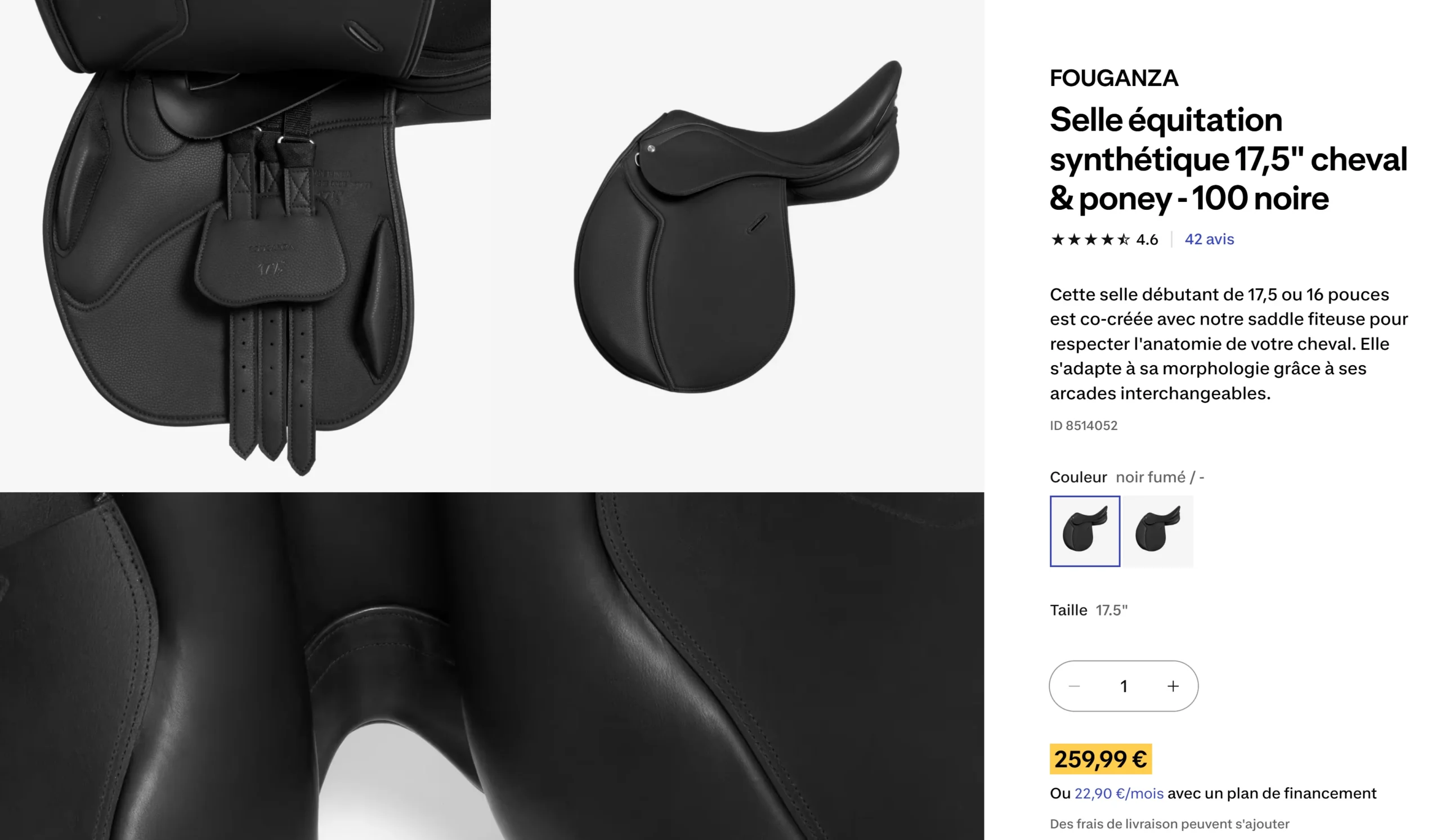 Prix d’une selle de cheval neuve ou d’occasion